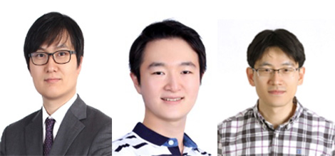 From the left, Gunuk Wang (Professor, Korea University), Soonbang Kwon (Researcher, Korea University), Tae-Wook Kim (Ph.D., Korea Institute of Science and Technology)  