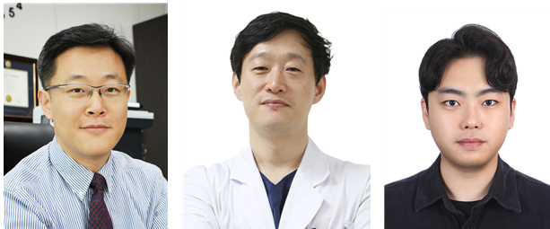 왼쪽부터 최연호 교수(교신저자), 김현구 교수(교신저자), 신현구 석박통합과정 (제1저자)
