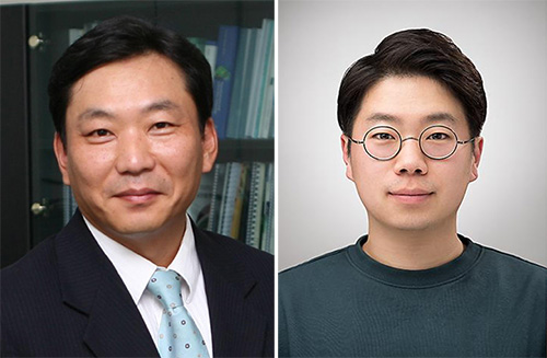 왼쪽부터 김영근 교수(교신저자), 고민석 박사과정생(제1저자)