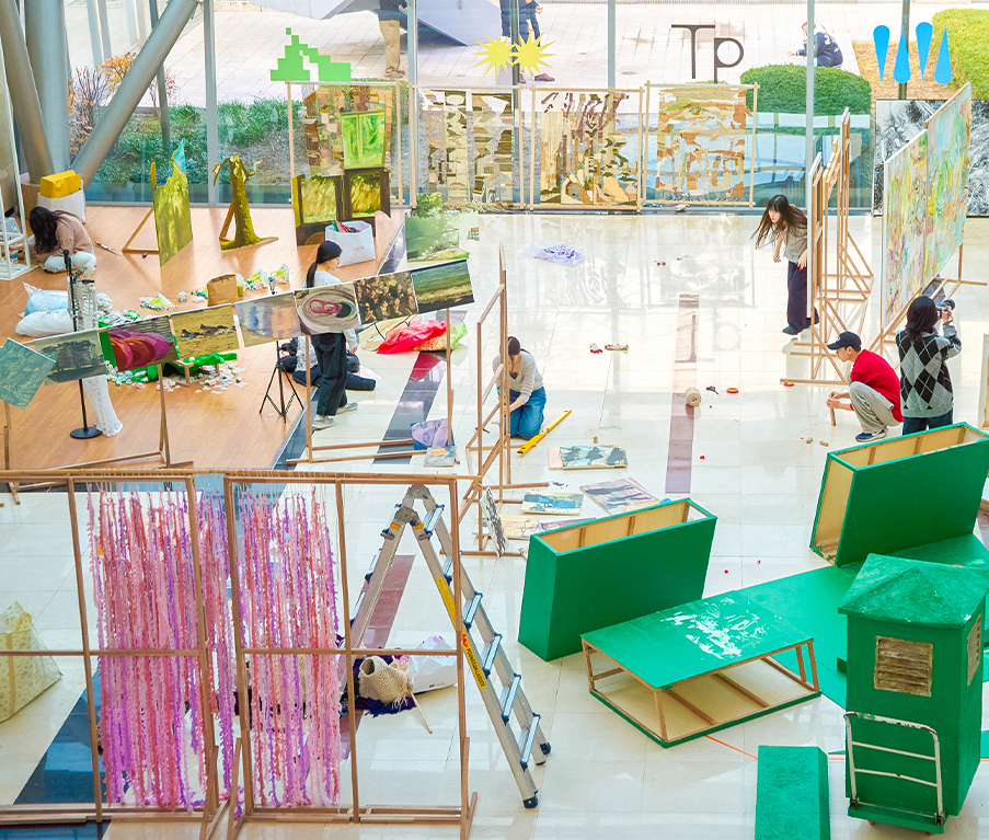 2025 졸업전시 TIPPING POINT 전시 전경