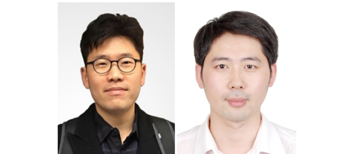 강용묵 고려대 교수(왼쪽, 교신저자), Jiliang Zhang KU Research Professor, 현 중국 Dalian Jiaotong University 교수(제1저자, 오른쪽)