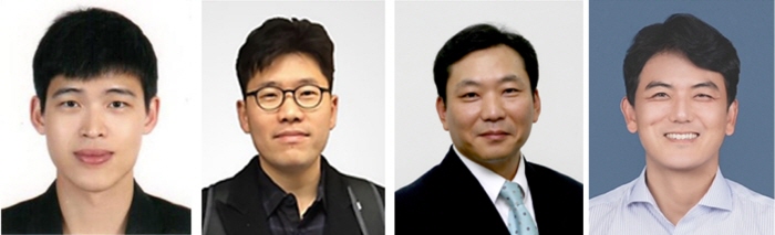  왼쪽부터 고려대 박범철 박사(공동제1저자), 고려대 강용묵 교수(공동교신저자), 고려대 김영근 교수(공동교신저자), KBSI 조지웅 박사(공동제1저자)