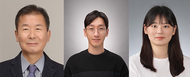 (왼쪽부터) 이우균 환경생태공학부 교수, 고영진, 정유정